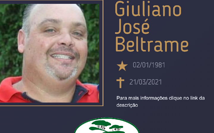 Com pesar, o Grupo Sinsef se despede do Sr. Giuliano José Beltrame