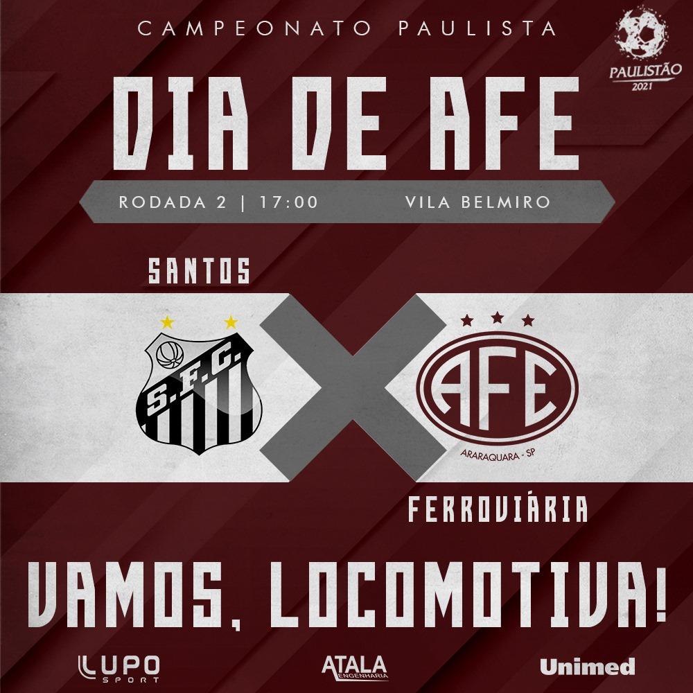 Hojé dia de Ferroviária contra o Santos na Vila Belmiro!