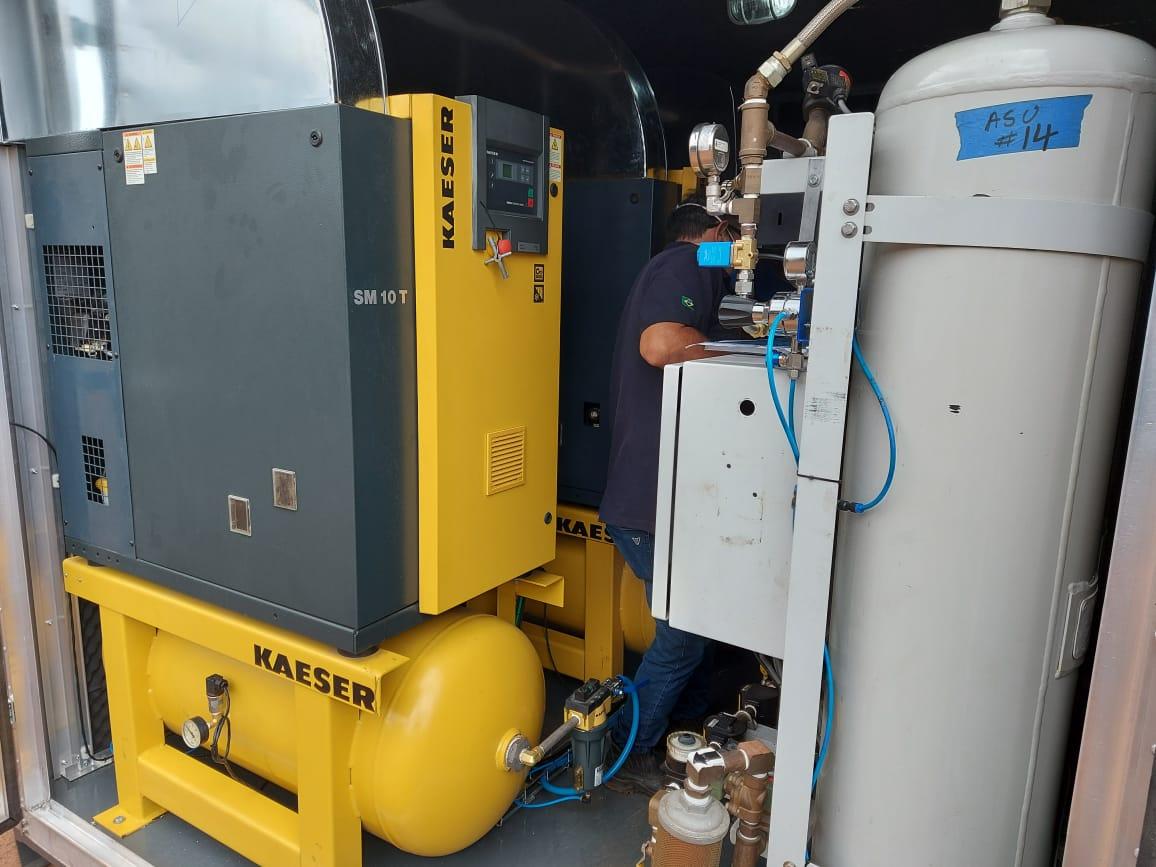 Prefeitura instala usina de oxigênio no Melhado e amplia a do Hospital da Solidariedade