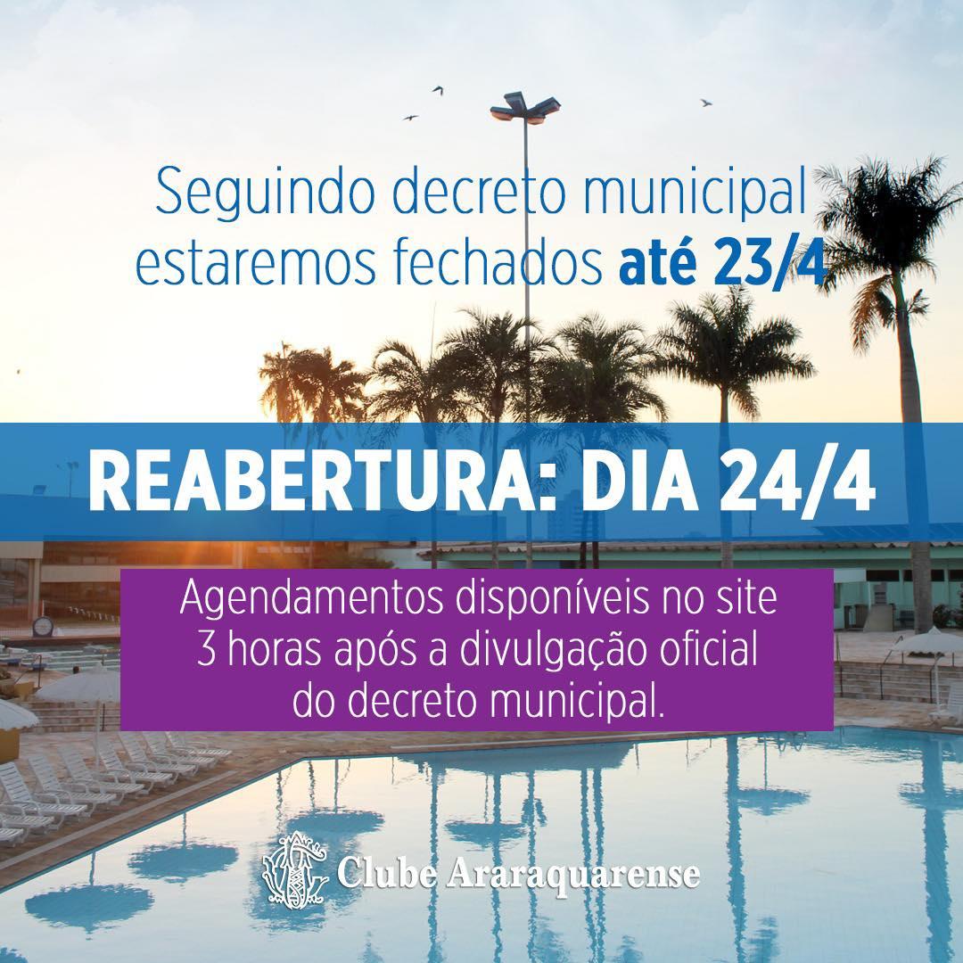 Reabertura do Clube Araraquarense!