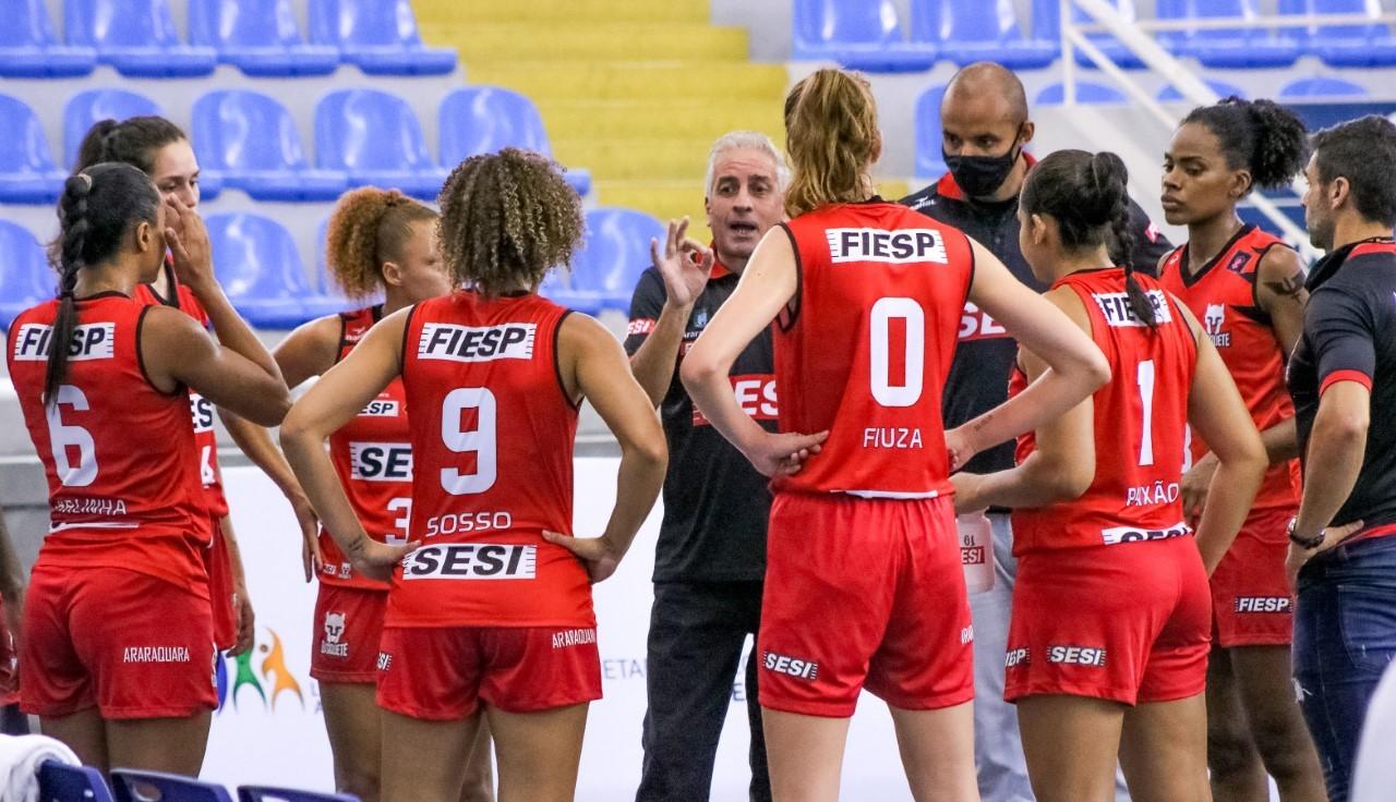 Sesi Basquete Araraquara Feminino vence a segunda e é líder da LBF 2021!