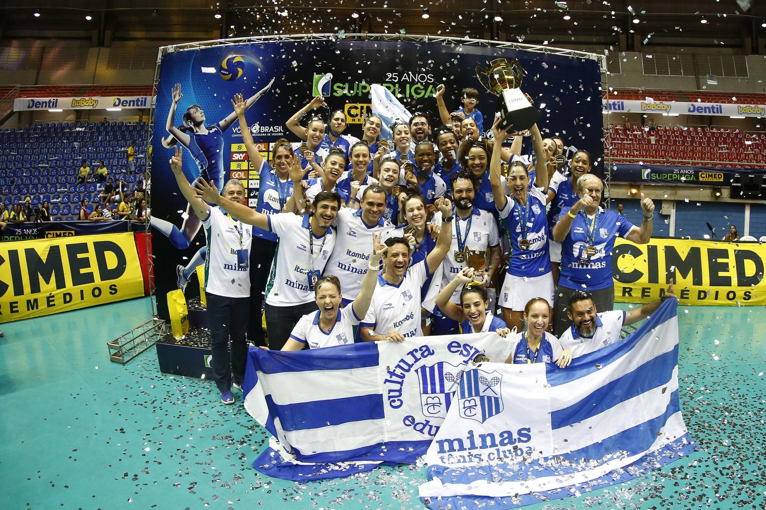 Superliga Feminina de Vôlei: Minas derrota Praia Clube e é campeão!