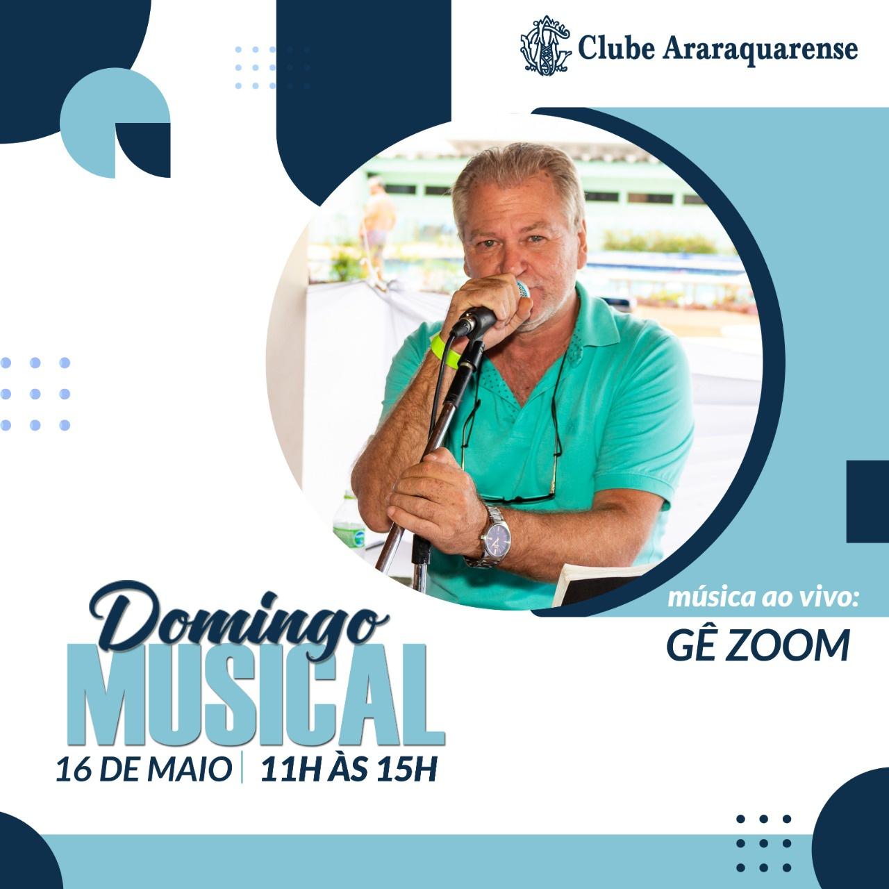 Domingo Musical no Clube Araraquarense!