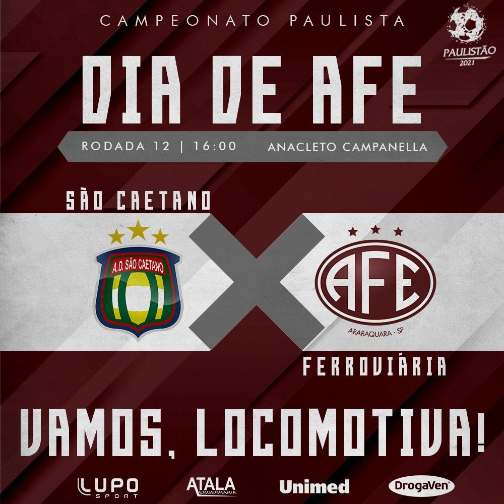 Hoje tem Ferroviária X São Caetano - Paulistão 2021!