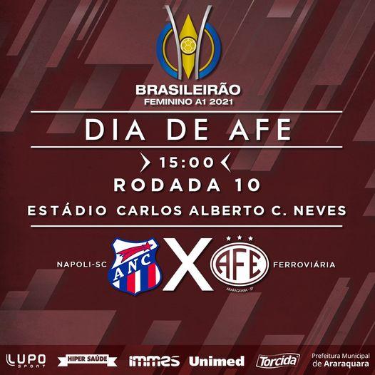 Hoje tem Guerreiras Grenás pelo Brasileirão 2021 contra o Napoli(SC)!