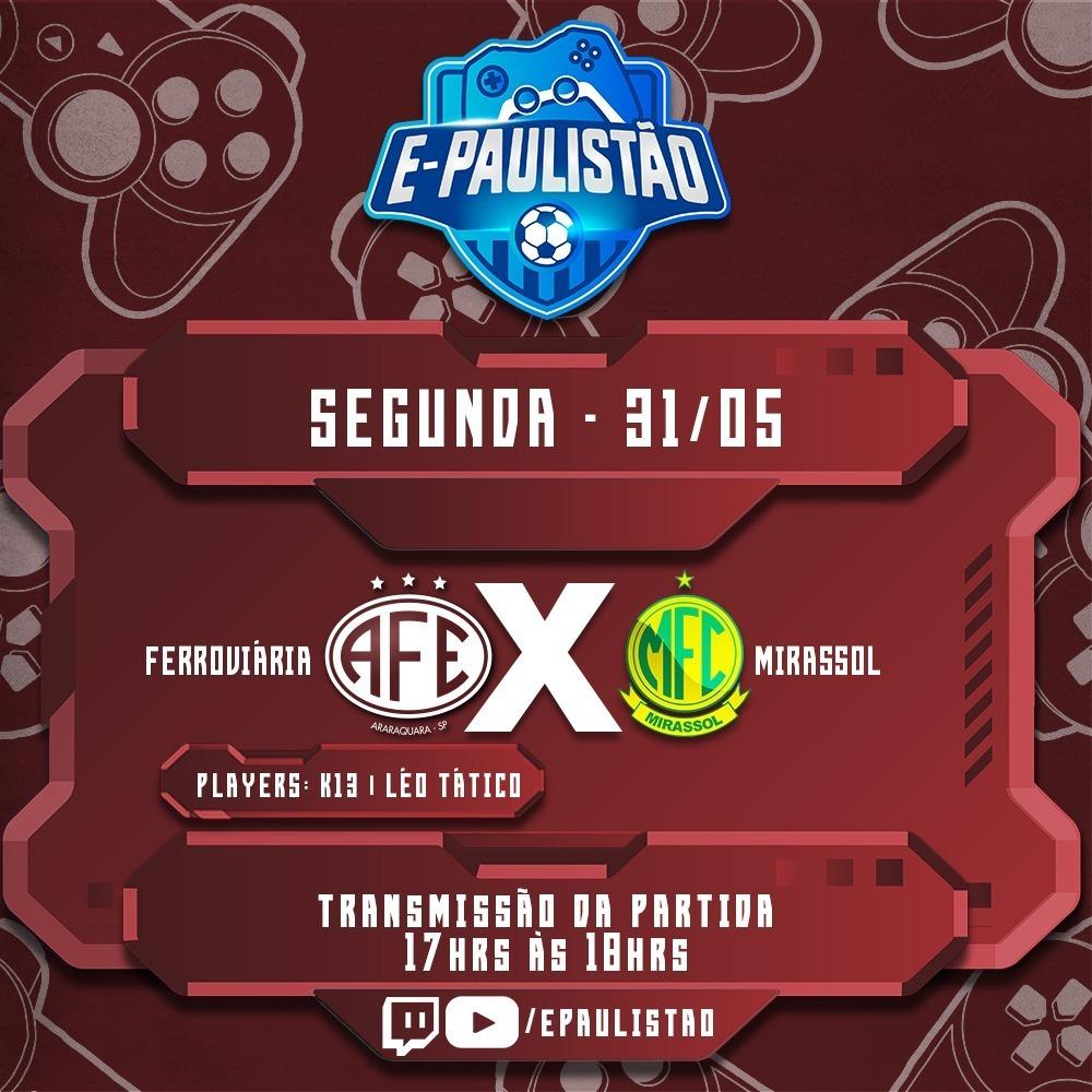 Ferroviária no E-Paulistão 2021!
