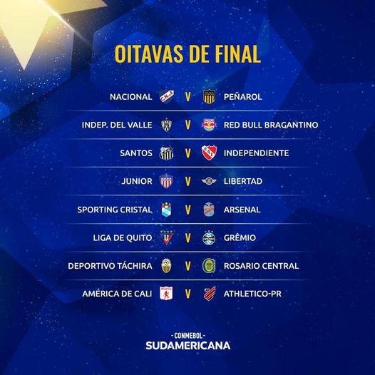 Oitavas de final da Sulamericana 2021!