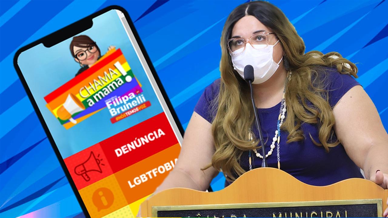 Vereadora lança aplicativo para receber denúncias de LGBTfobia.