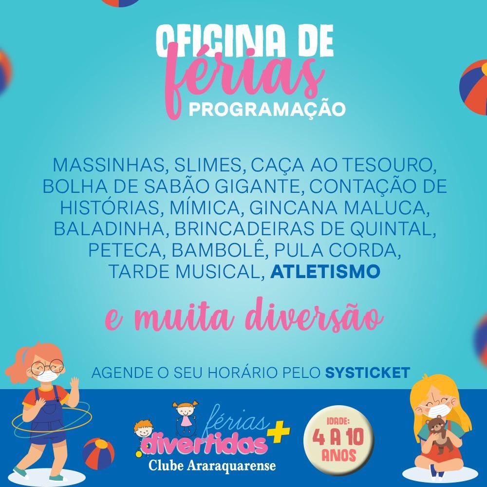 Oficina de Férias do Clube Araraquarense - Parte 2!