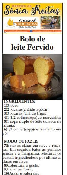 Receita Sônia Freitas - 01/05/2022 - Domingo