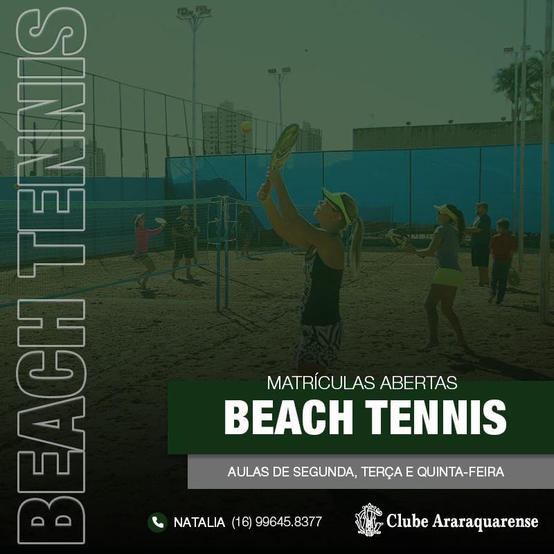 Beach Tennis no Clube Araraquarense!