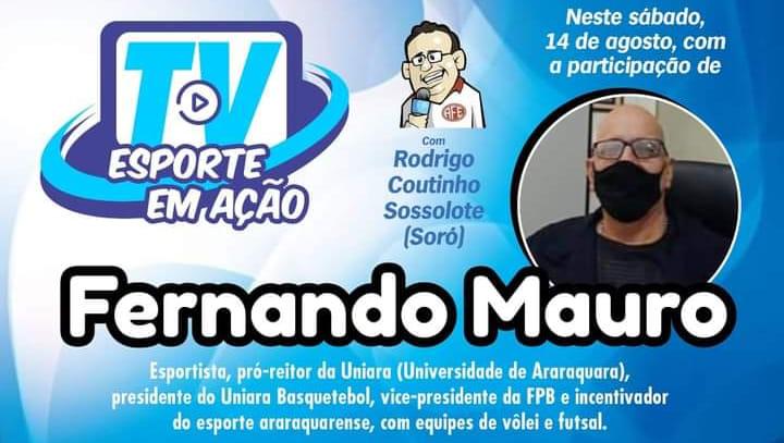 Tv Esporte em Ação com Fernando Mauro no Araraquara News!