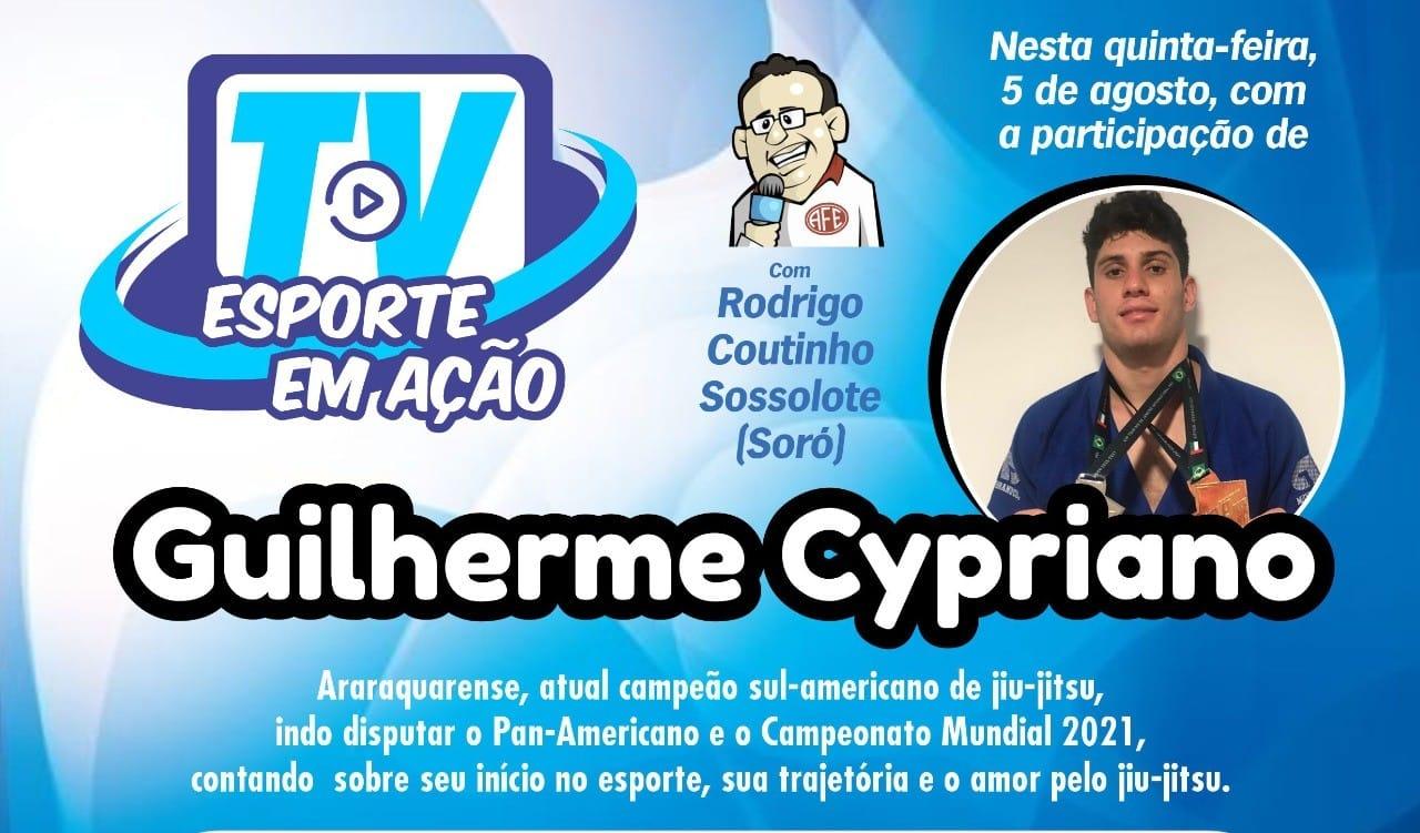 Tv Esporte em Ação desta Segunda-feira 09/08 às 21h00 com Guilhereme Cypriano!