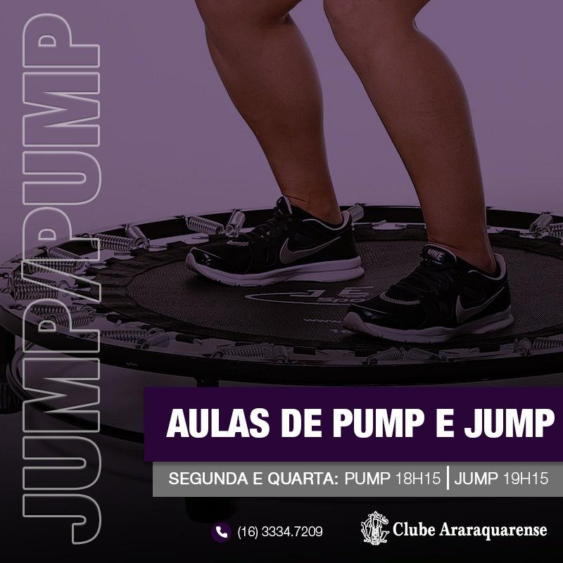 Aulas de Pump e Jump no Clube Araraquarense!