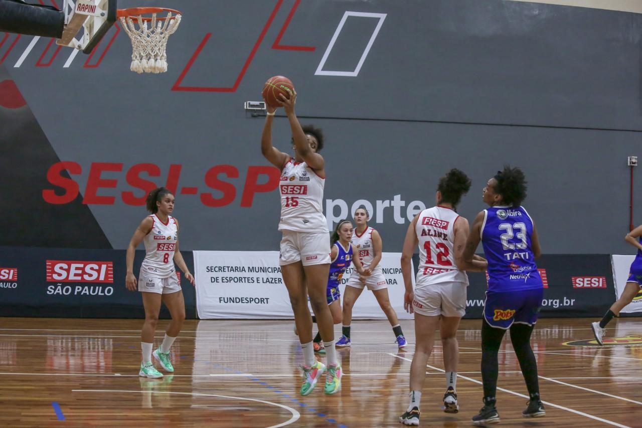 Sesi Araraquara Basquetebol Feminino 70 X 56 Catanduva - Paulista de Basquetebol Feminino 2021