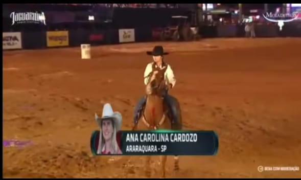 Bi Campeã Ana Carolina Cardozo de Araraquara é Vice  nos Três Tambores em Jaguariúna 2021!