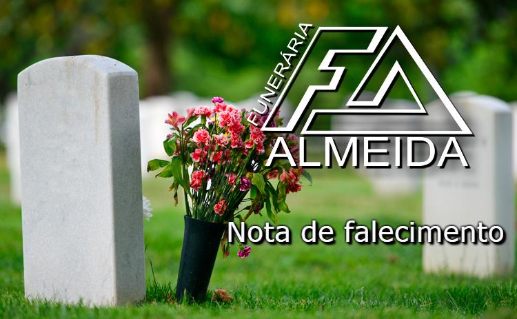 Funerária Almeida comunica os falecimentos