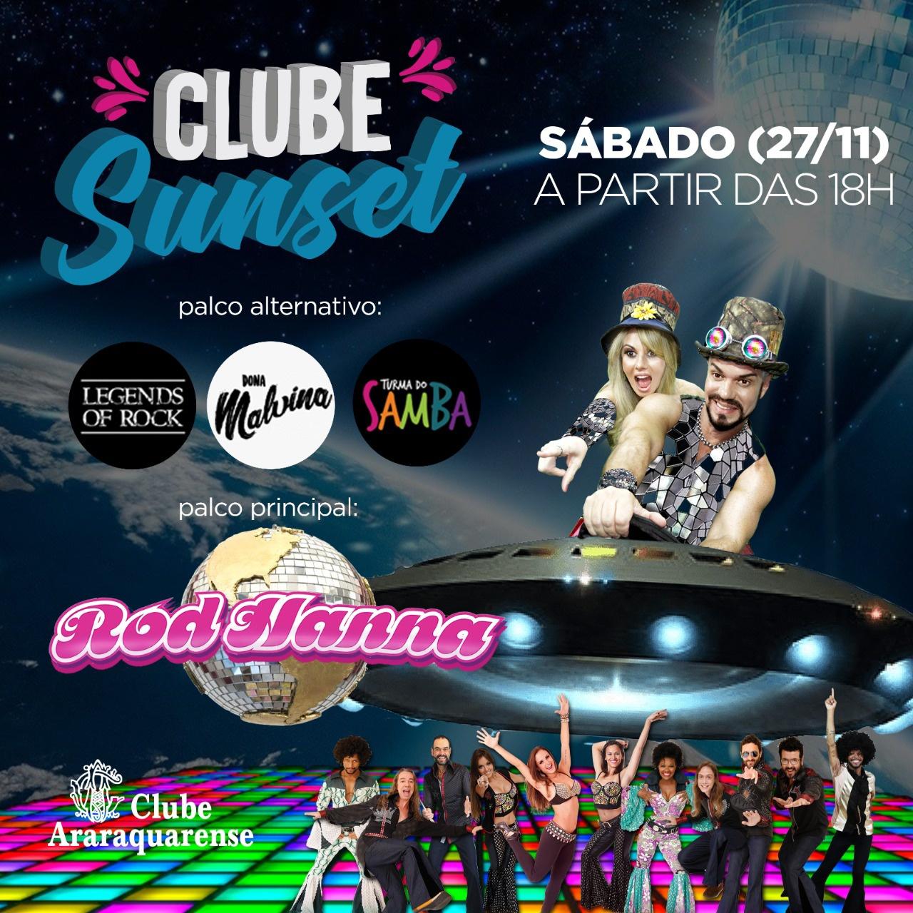 O Clube Sunset vem aí no Clube Araraquarense!
