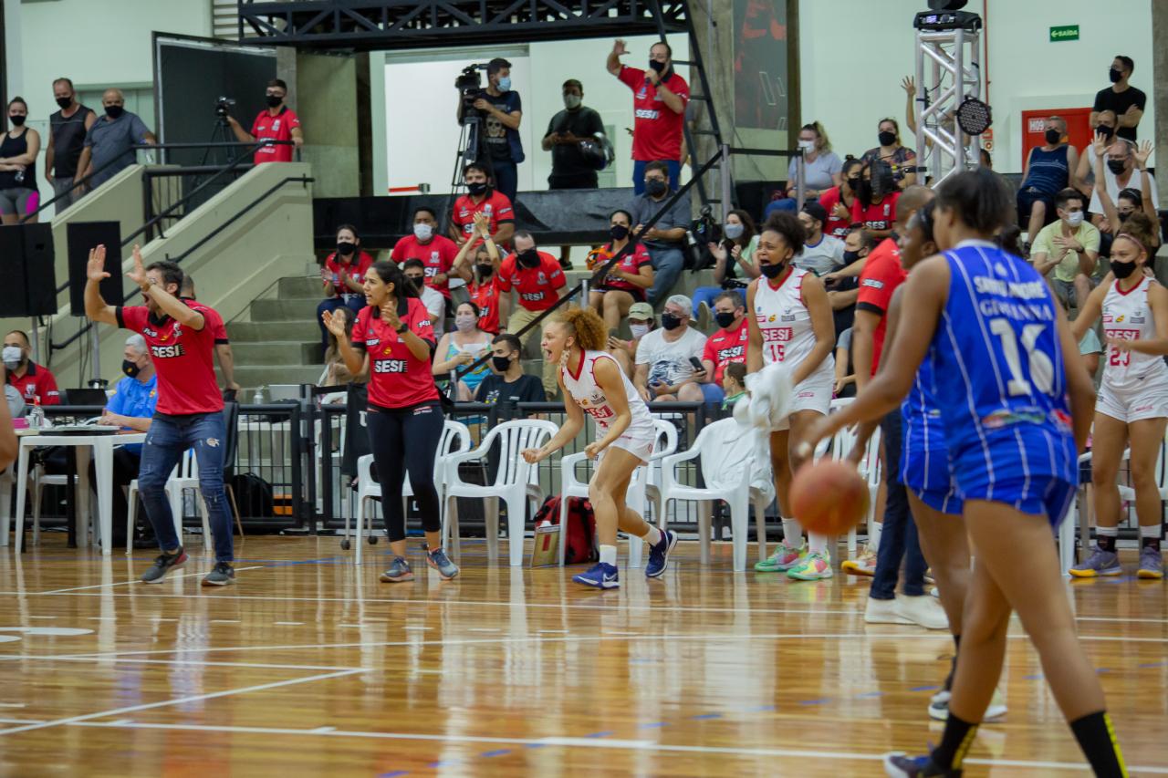 Sesi Araraquara Basquete Feminino 35 X 45 Santo André - Paulista de Basquete 2021!