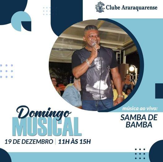Domingo de samba no Clube Araraquarense!