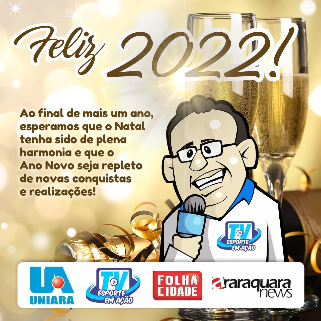 A Esporte em Ação Comunicação Esportiva deseja um Feliz e Santo 2022 para todos Nós!