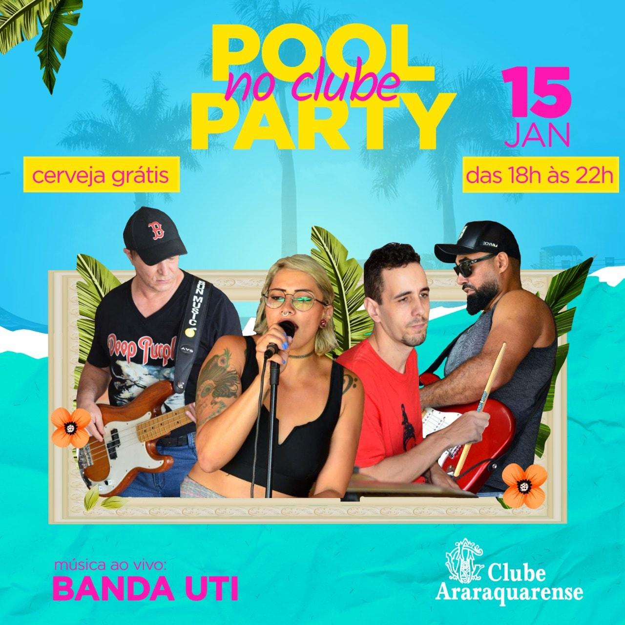 Pool Party no Clube Araraquarense!
