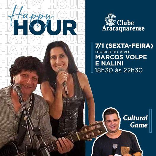 Primeiro Happy Hour do ano, com Cultural Game no Clube Araraquarense!