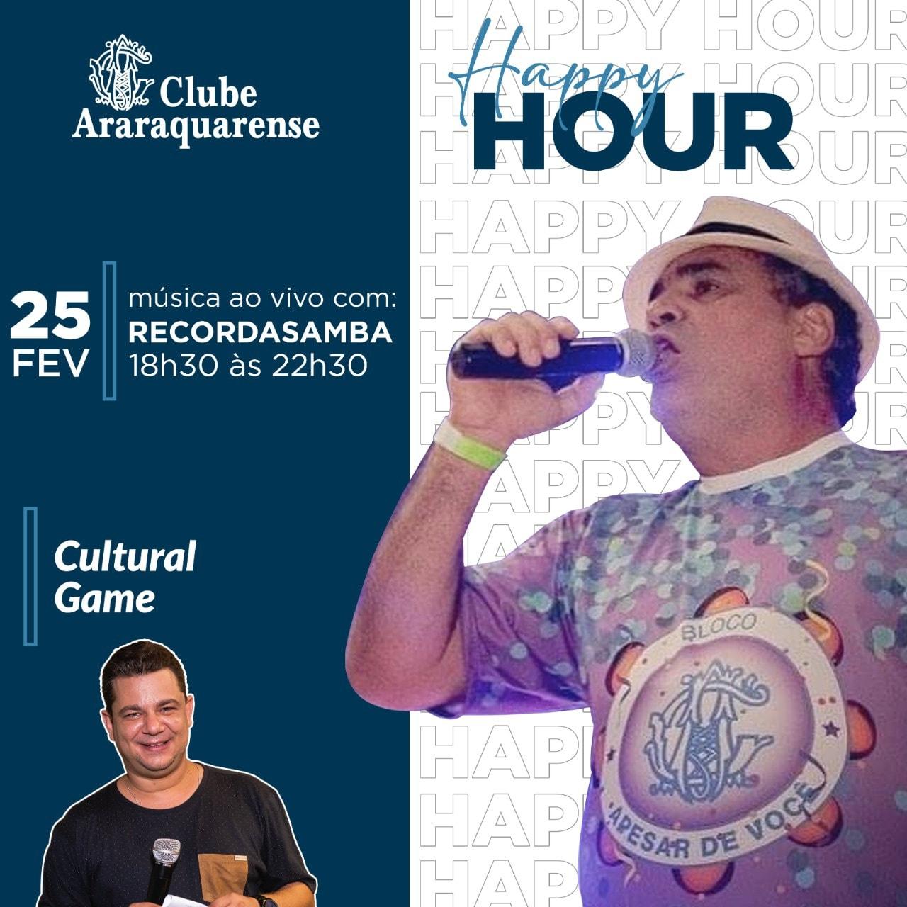 Happy Hour em clima carnavalesco no Clube Araraquarense!