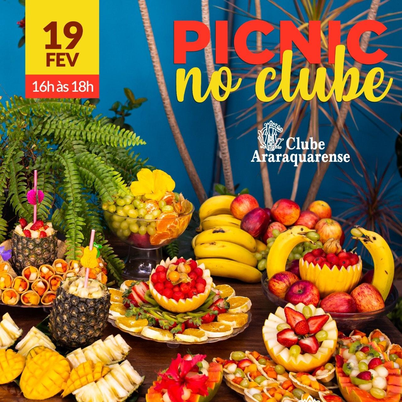 Mais uma edição do Picnic no Clube Araraquarense!