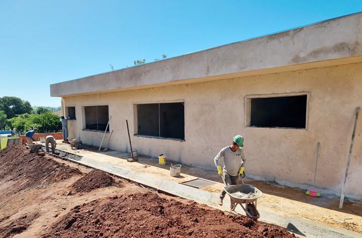 Ampliação no CER do Hortências está na fase de acabamento