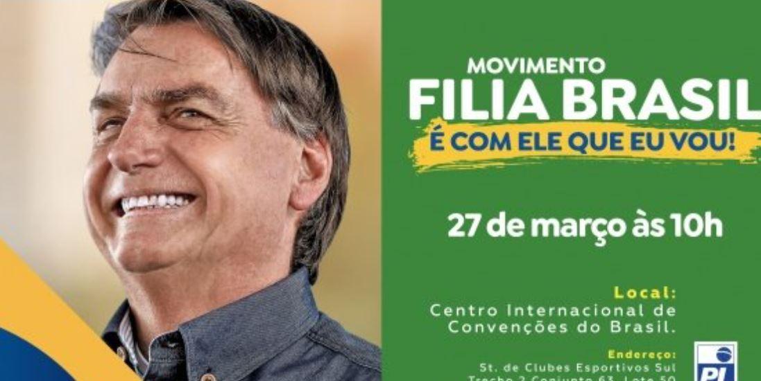 APESAR DE ALERTADO QUANTO A CRIME ELEITORAL, BOLSONARO FALA EM LANÇAMENTO DE PRÉ-CANDIDATURA RUDOLFO LAGO