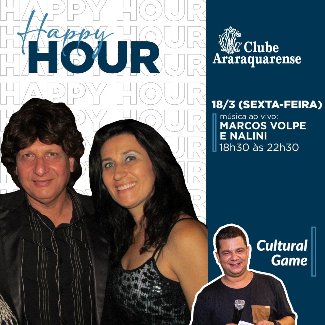 Happy hour é  no Clube Araraquarense!