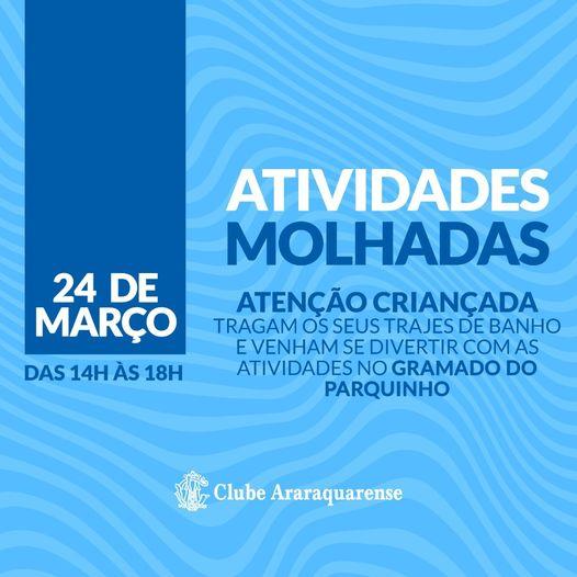 Hoje é dia de aproveitar a tarde de sol com muitas brincadeiras no Clube Araraquarense!