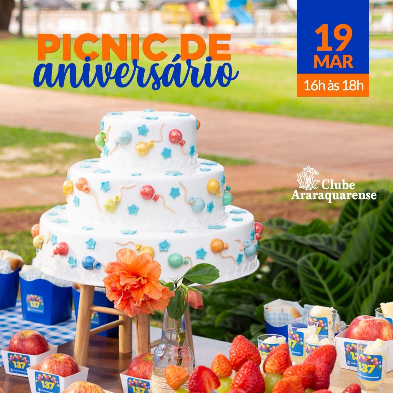 Picnic especial em comemoração aos 140 anos do Clube Araraquarense!