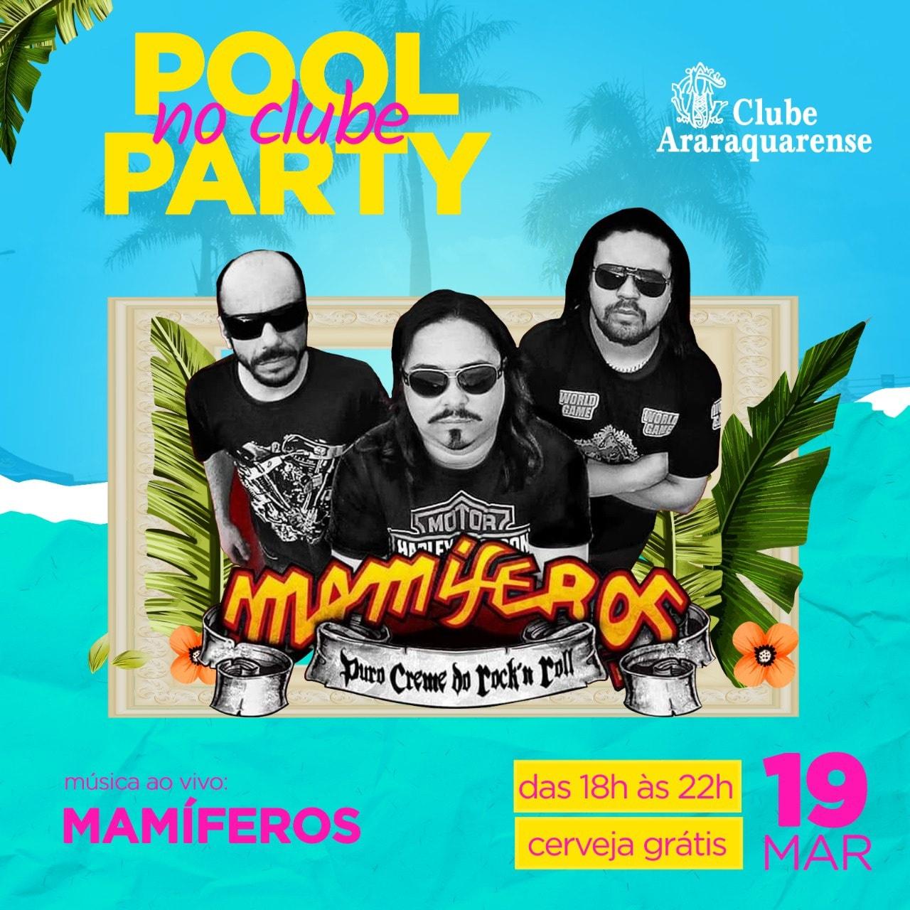 Pool Party no Clube Araraquarense!