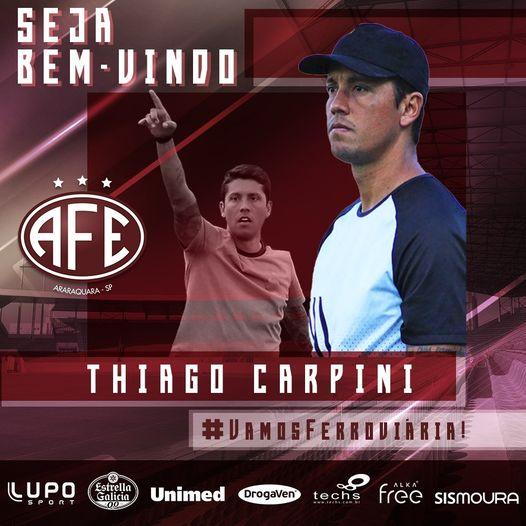 Thiago Carpini é o novo técnico da Ferroviária para o restante da temporada de 2022!