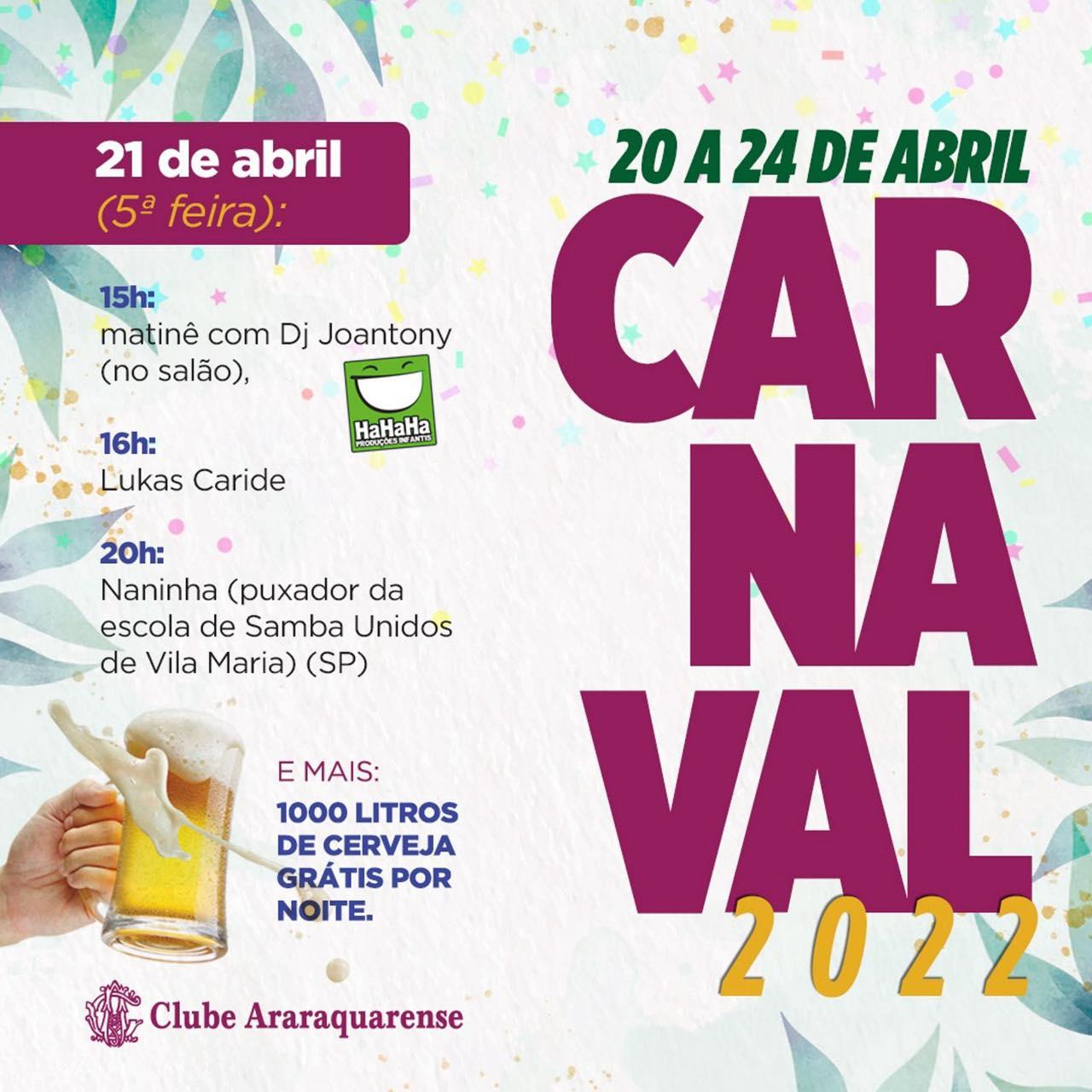 2º dia de CARNAVAL no Clube Araraquarense!