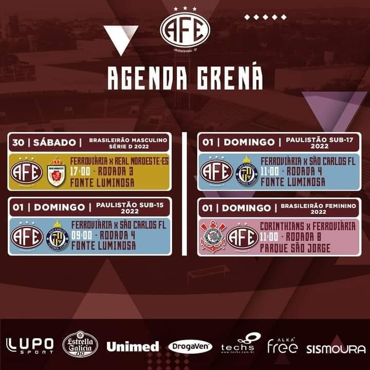 Confira os próximos compromissos da Ferroviária!