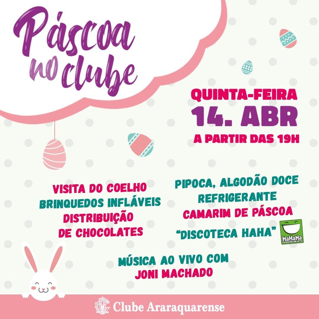 O coelhinho está chegando no Clube Araraquarense!