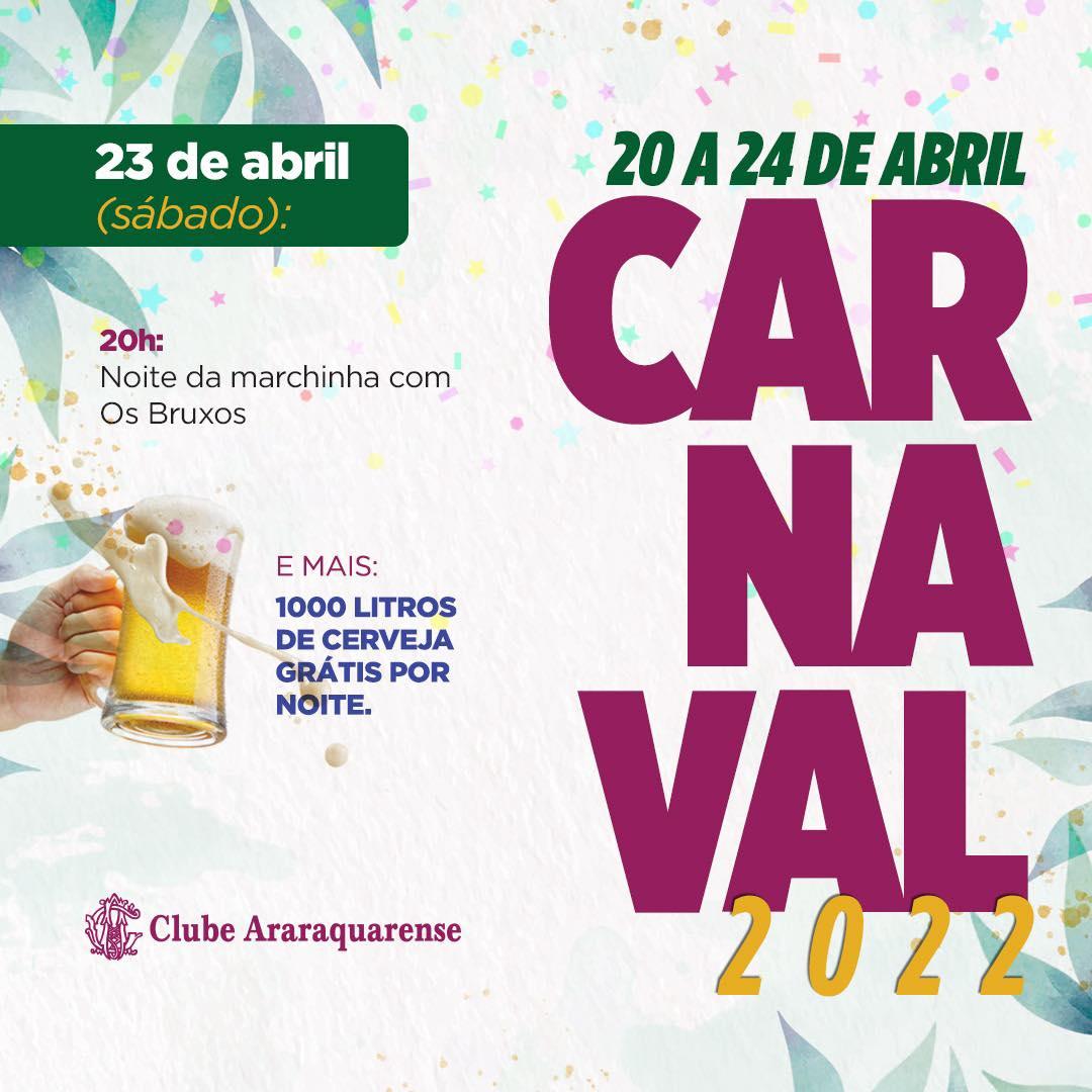 Penúltima noite de folia do Clube Araraquarense!