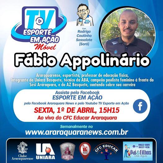 TV Esporte em Ação com Fábio Appolinário!