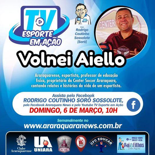  TV Esporte em Ação com  Volnei Aielo!