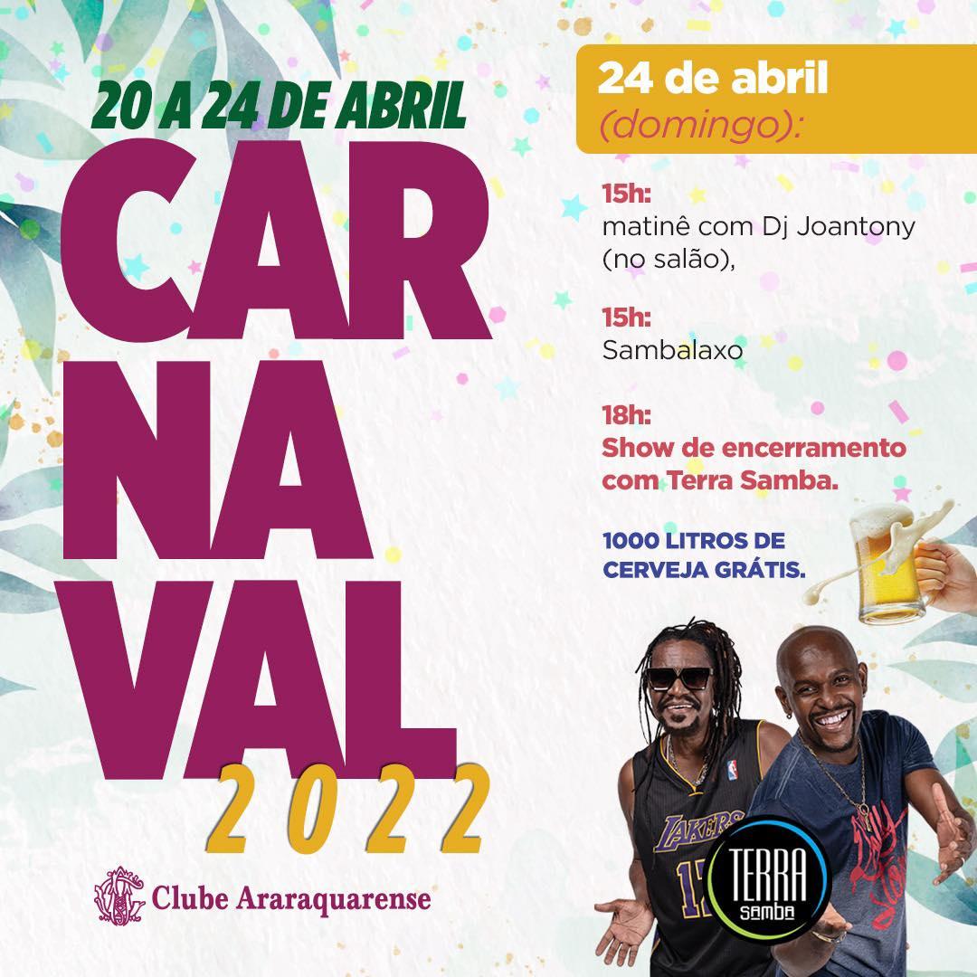 Último dia de CARNAVAL no Clube Araraquarense!