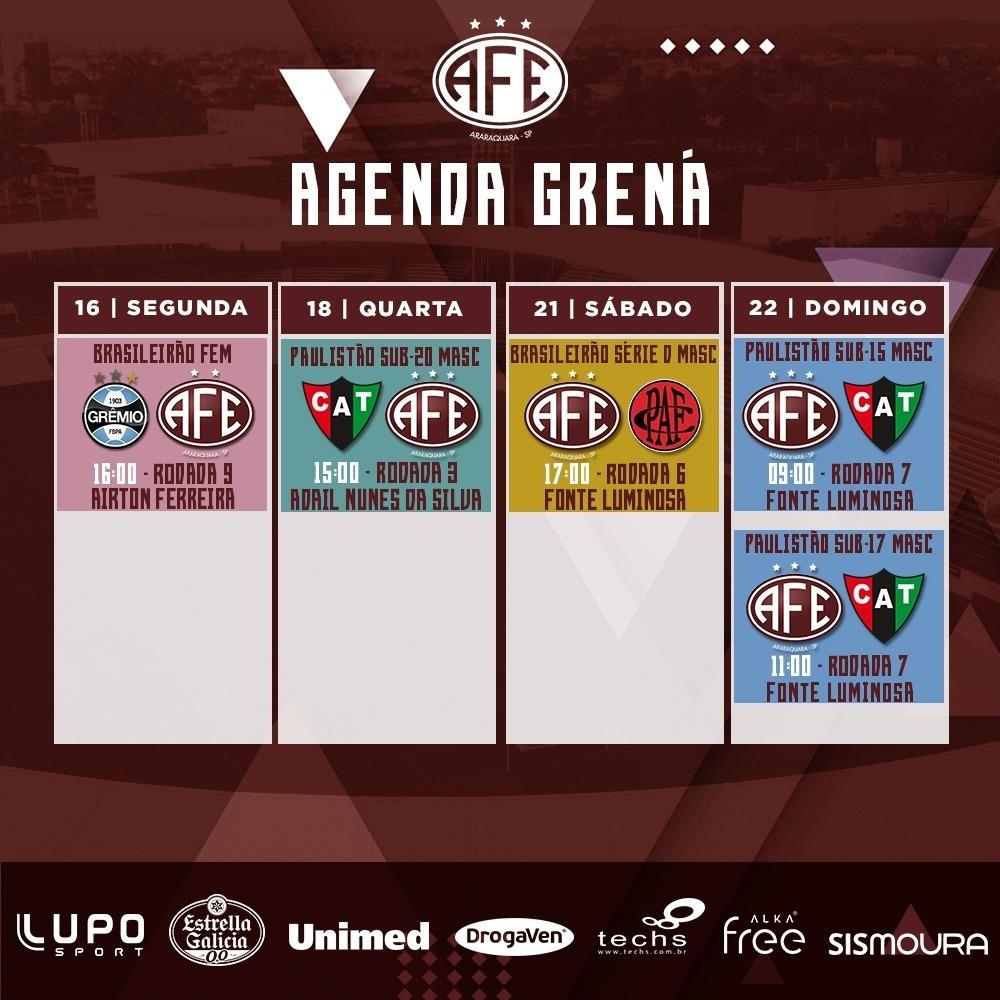 Confira os próximos compromissos da Ferroviária!