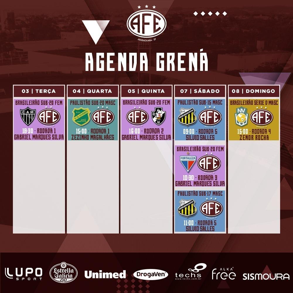 Confira os próximos compromissos da Ferroviária!