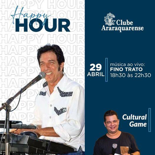 Sexta-feira é dia de happy hourno Clube Araraquarense!