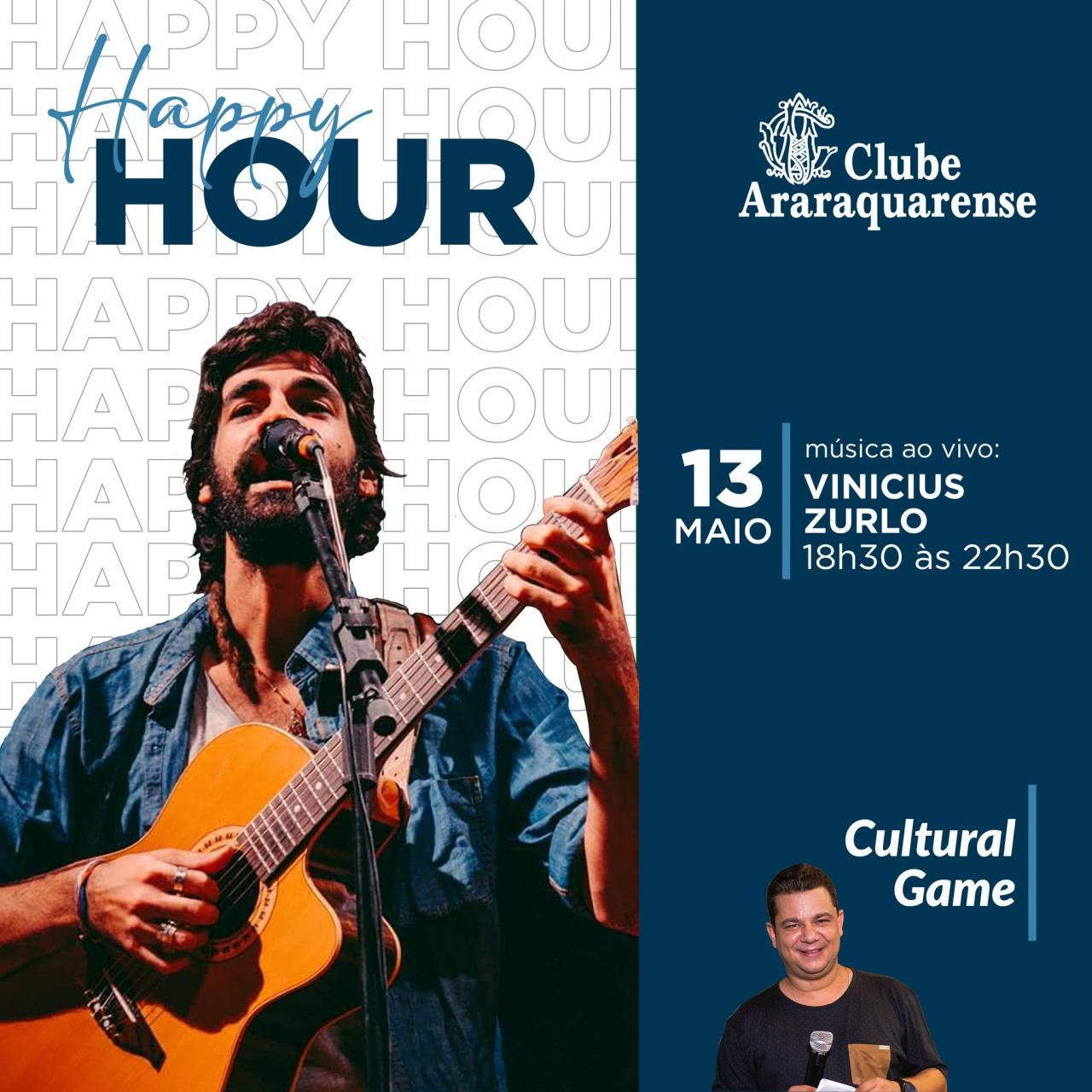 Sextou com Happy Hour no Clube Araraquarense!