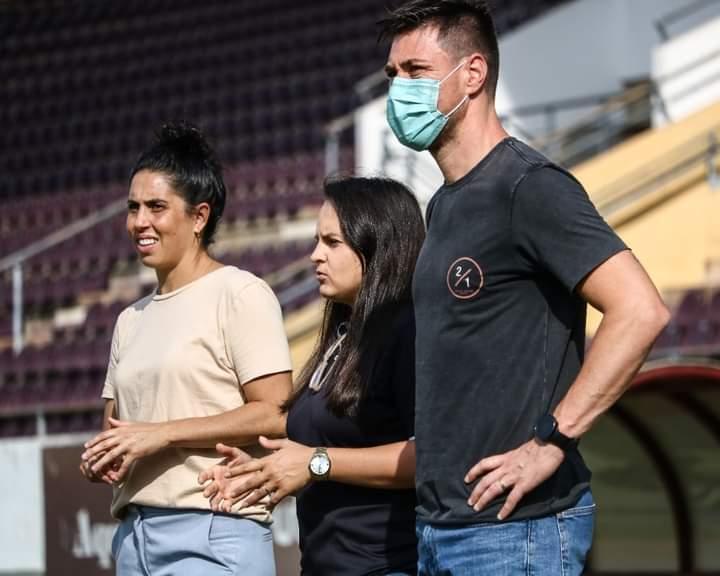Comissão técnica da Seleção Brasileira Feminina em Araraquara!