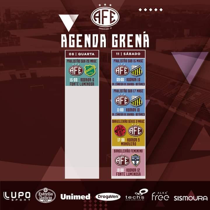 Confira os próximos compromissos da Ferroviária!