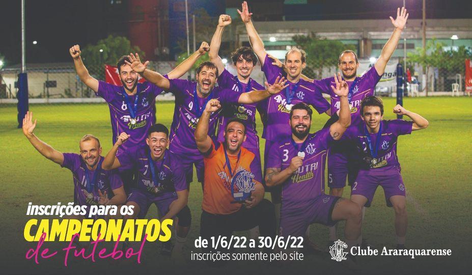Estão abertas as inscrições para os Campeonatos Internos de Futebol do 2º semestre do Clube Araraquarense!